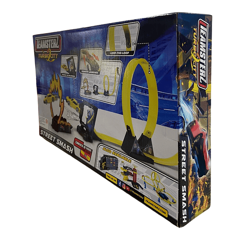 Pista Autos con Aro de Fuego + 4 Autos TZ  10