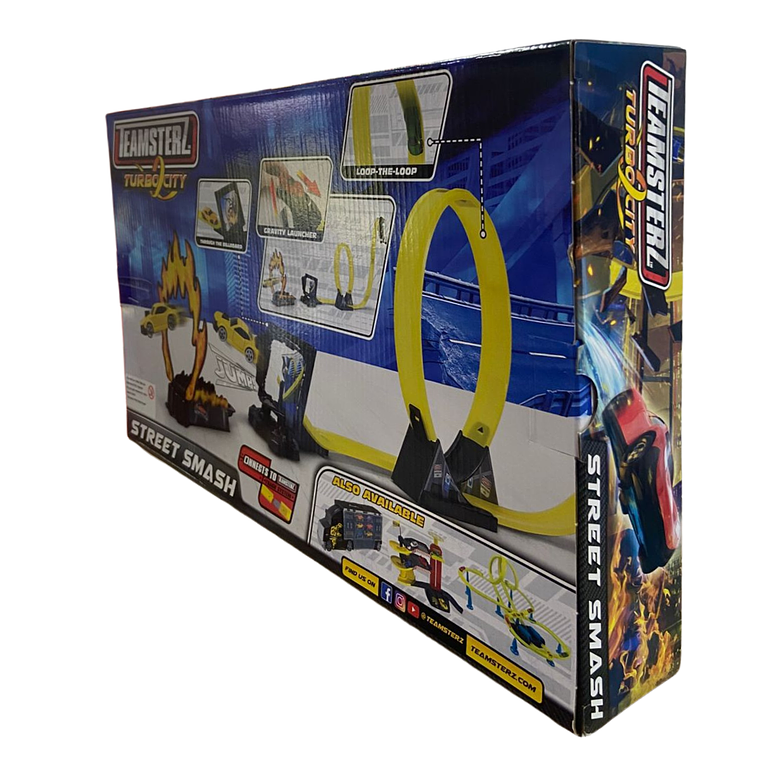 Pista Autos con Aro de Fuego + 4 Autos TZ  10