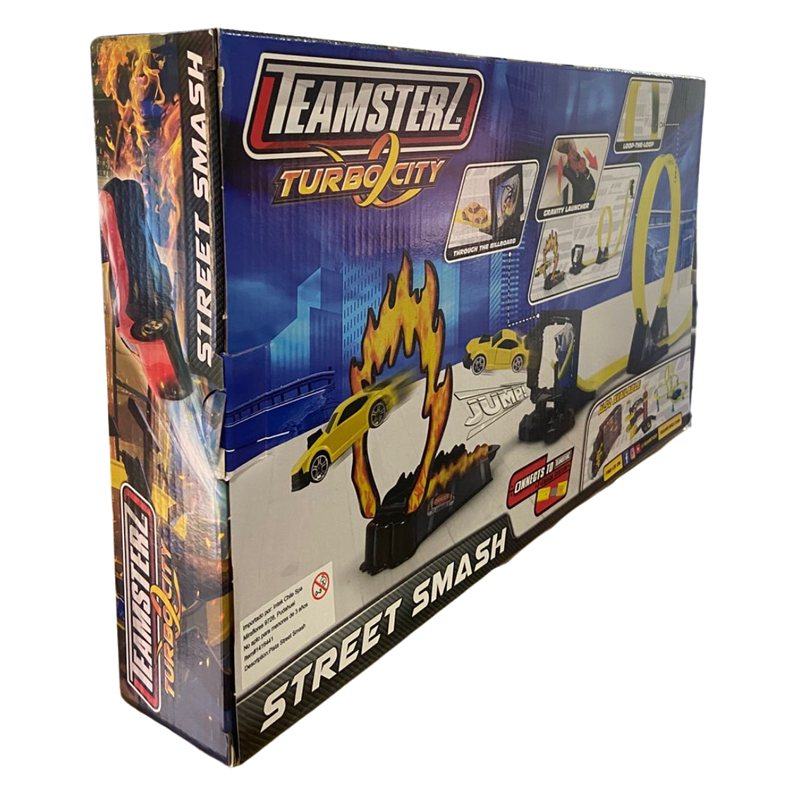 Pista Autos con Aro de Fuego + 4 Autos TZ  9