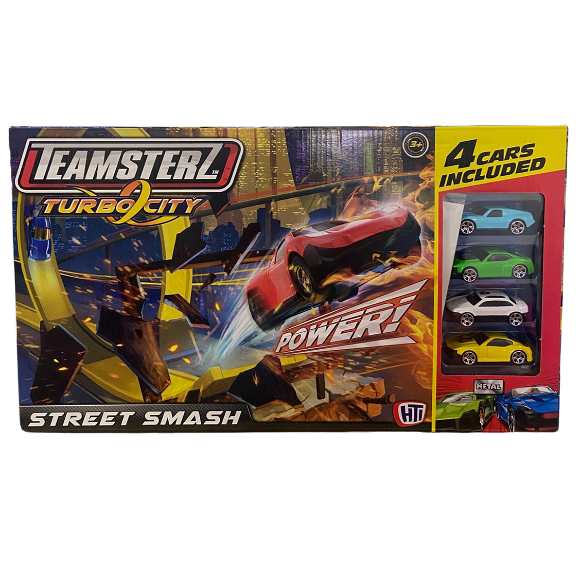 Pista Autos con Aro de Fuego + 4 Autos TZ  1