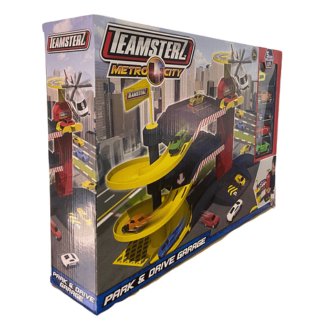 Pista Autos con Elevador + 5 Autos TZ  3