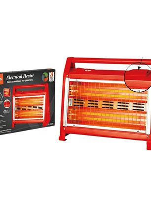 Estufa calefactor eléctrico 2400 W