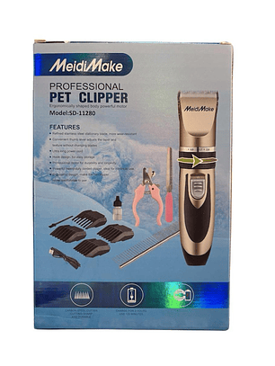 Máquina Set Corta Pelo Mascotas Perro/Gato 