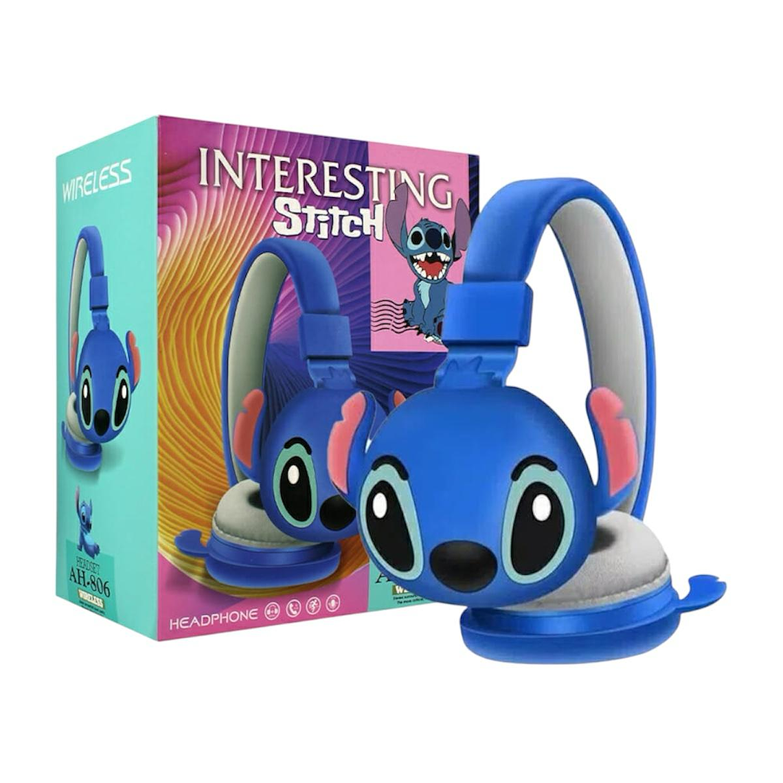 Audífonos Inalámbricos Spiderman/Stitch con Bluuetooh  1