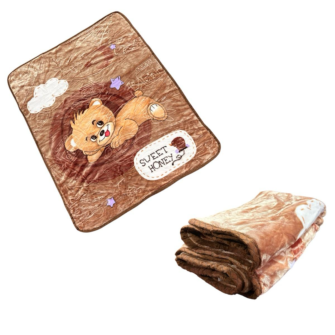 Manta Para Bebe Conejo y Osito 3