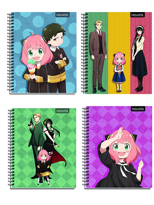 Pack de 10 Cuadernos Universitario Proarte Spy Family 