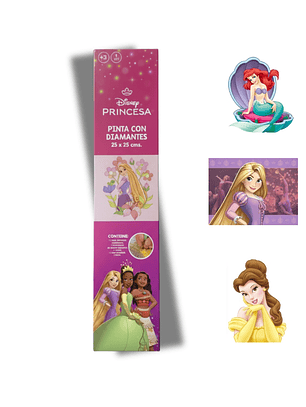 Pinta C/Diamante princesas
