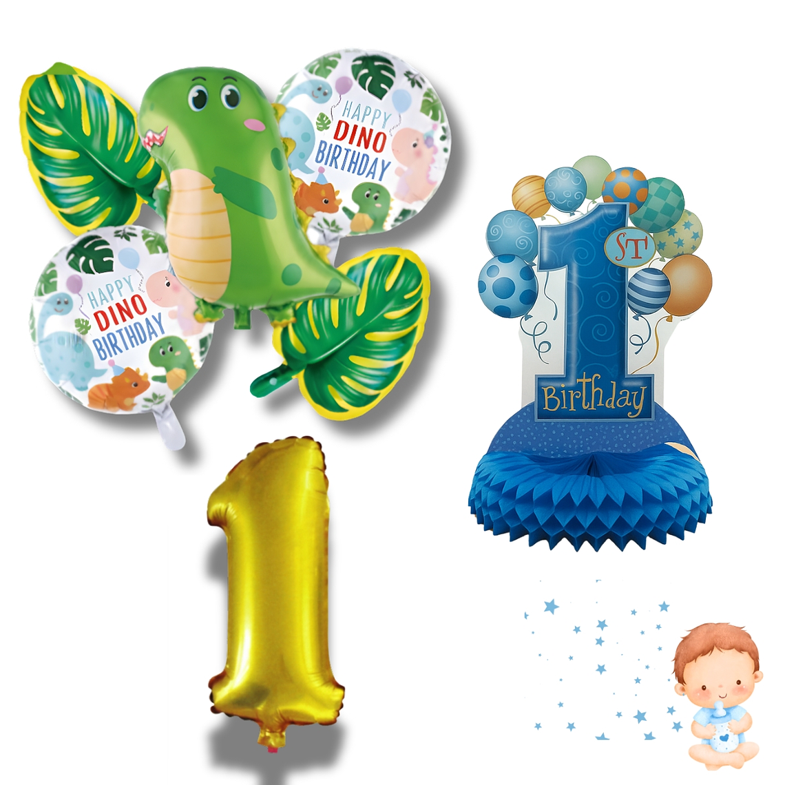 PACK MI PRIMER CUMPLEAÑOS -  NIÑO  1