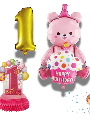 Pack Mi Primer Cumpleaños - Niña 