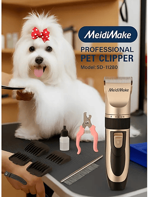 Máquina Set Corta Pelo Mascotas Perro/Gato 