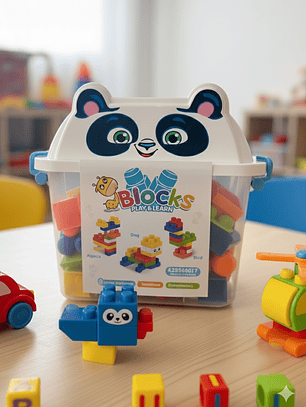 Set de bloques didácticos 70 piezas