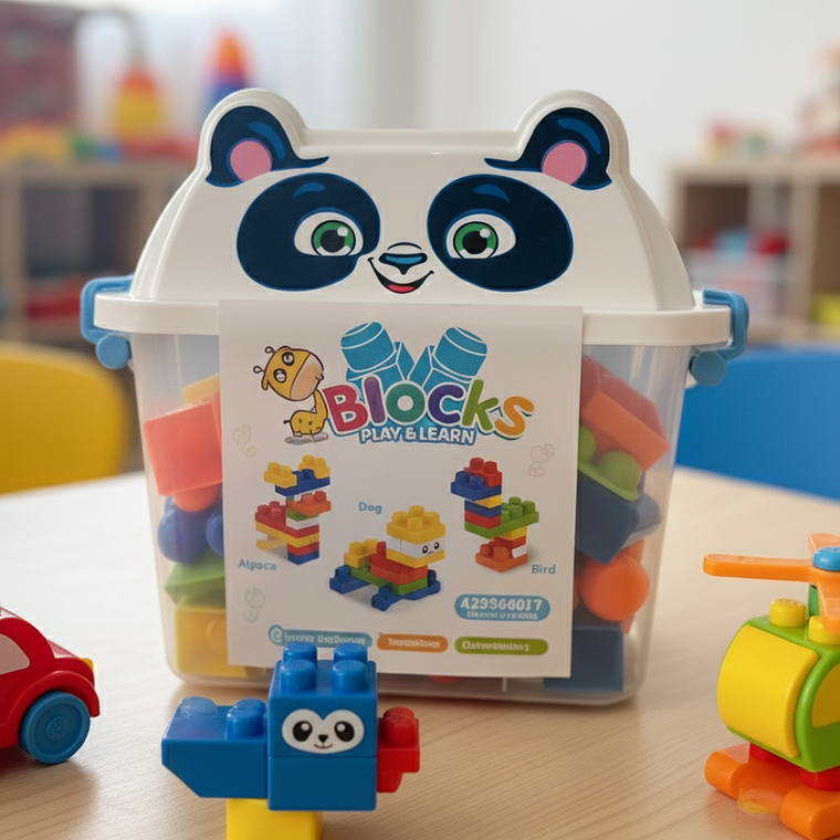 Set de bloques didácticos 70 piezas 1