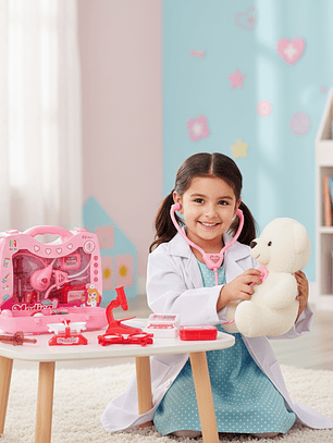 Set Maleta Médico Infantil 10 Piezas