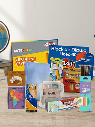 Pack Escolar Creativo (Proarte, Artel, Isofit y Ross)