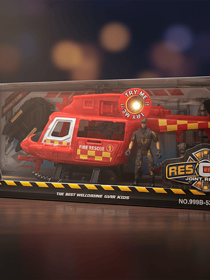 Helicóptero de Rescate Aéreo con sonido