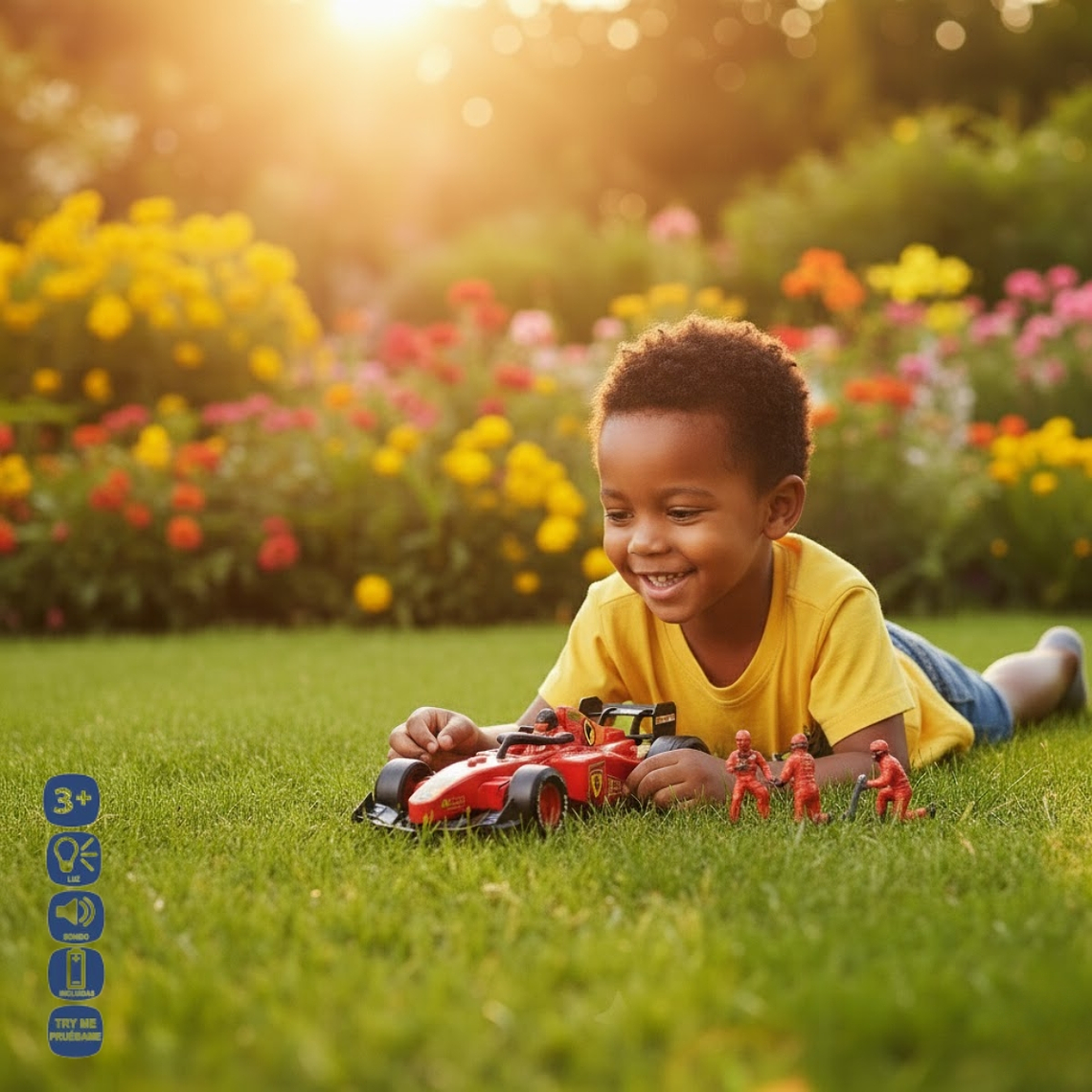 Set de Carreras Formula Racing Con Luz y Sonido  1