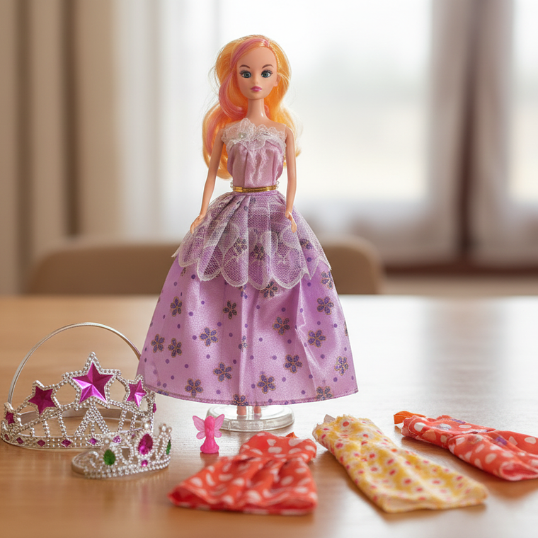 Set de Princesa con Vestidos y accesorios  3