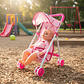 Cochecito Con Toldo Plegable + Muñeca  - Miniatura 1