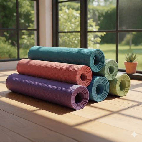 Mat De Yoga 4 Mm Alfombra Resistente Gruesa 173cm X 61cm  1