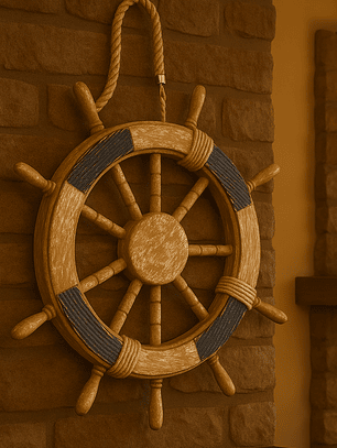 Adorno Timón Madera