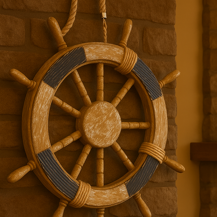 Adorno Timón Madera 1