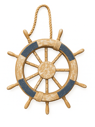 Adorno Timón Madera