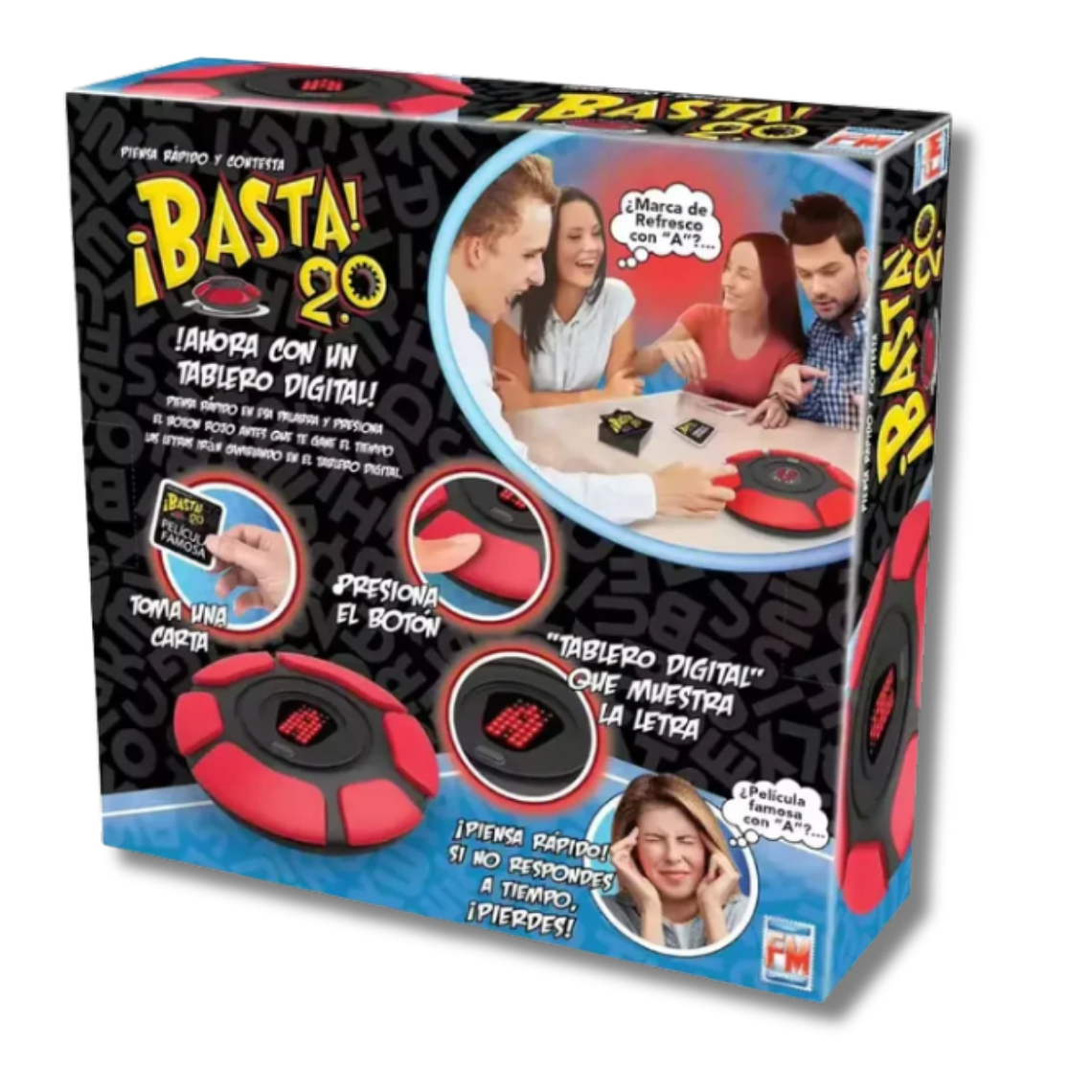 Juego De Mesa ¡Basta! Electrónico 2,0 Piensa Rápido Familiar - Español 2