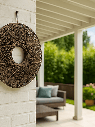 Aro Decorativo Tejido Colgante