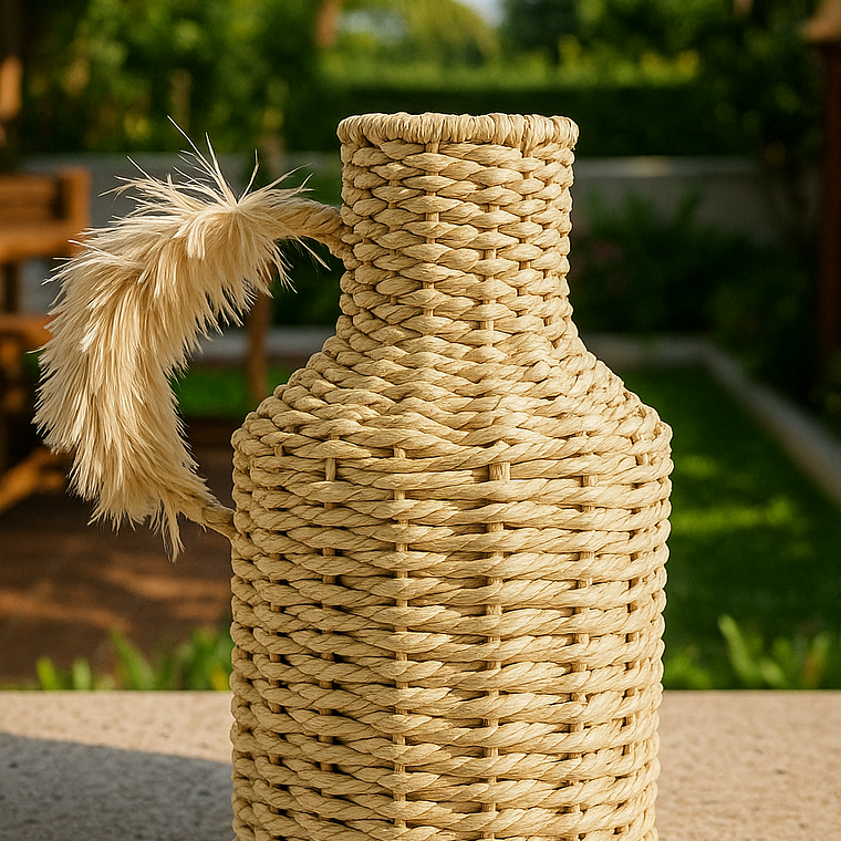 Florero Mimbre 25cm 2