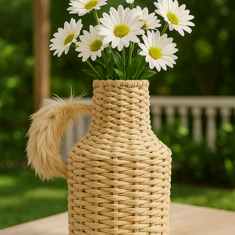 Florero Mimbre 25cm 1