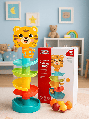 Tobogán Didáctico Pelotas