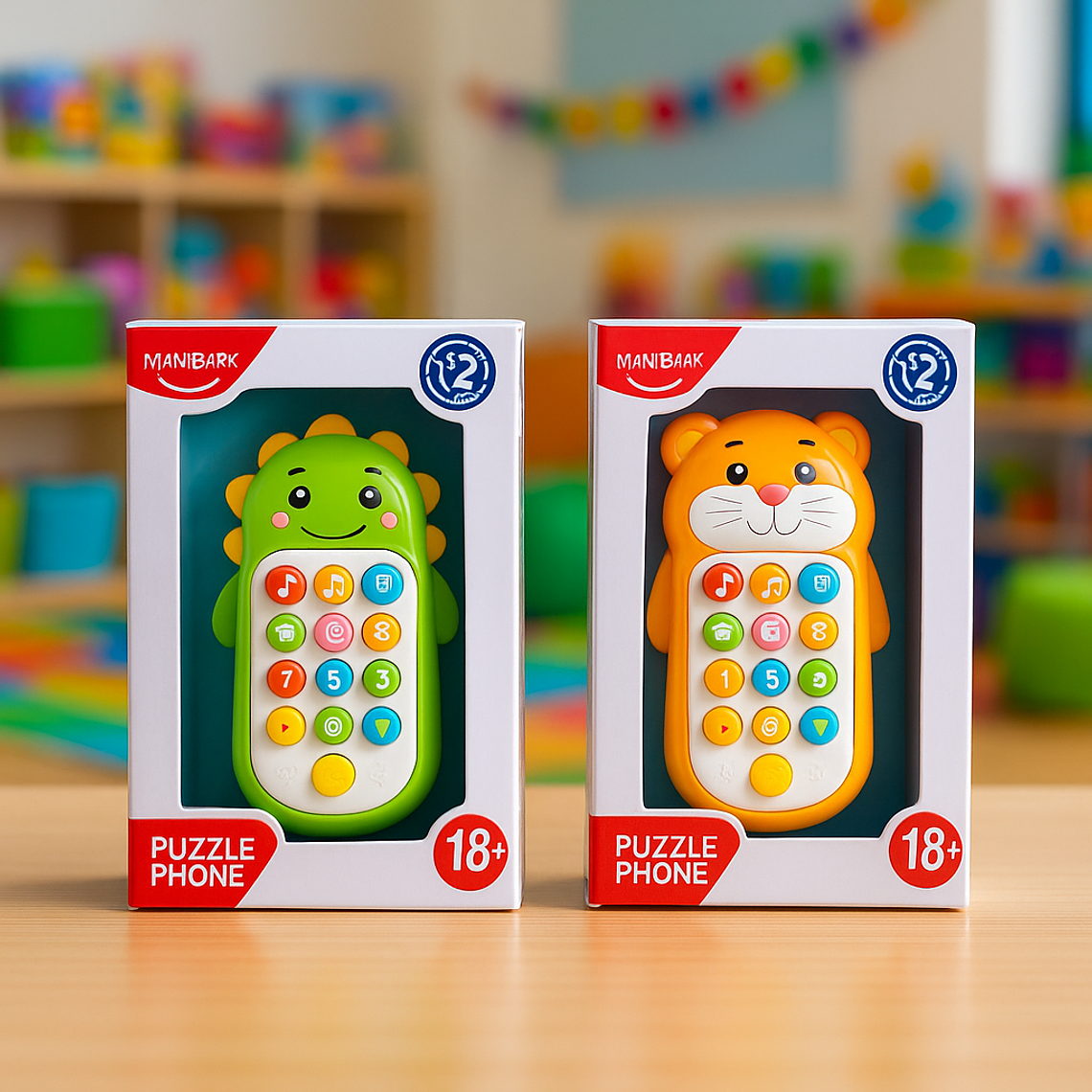 Teléfono Infantil Leon/Dinosaurio 1