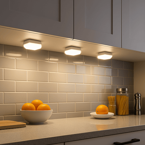 Juego 3 Luces Led Hexagonal Con Control 1