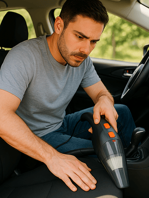 Aspiradora Portatil Para Auto De Alta Potencia De Encendedor 