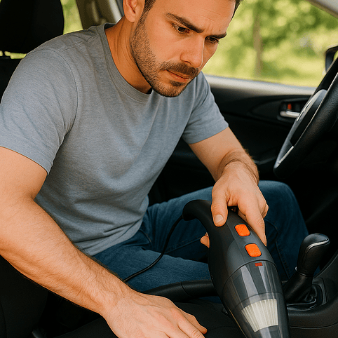 Aspiradora Portatil Para Auto De Alta Potencia De Encendedor  1