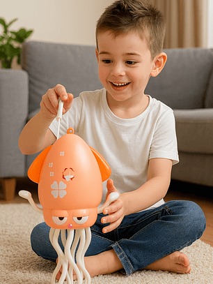 Pulpo Calamar Bailarín Musical Recargable Para Niños