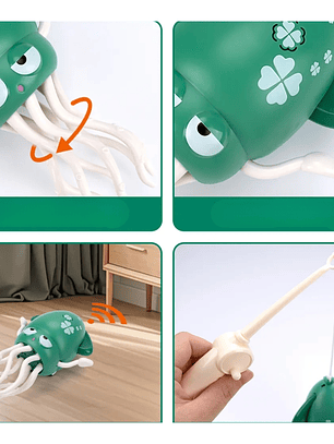 Pulpo Calamar Bailarín Musical Recargable Para Niños