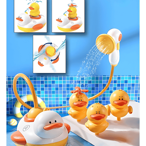 Patito Ducha Interactivo 5 Accesorios 1