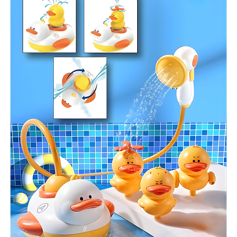 Patito Ducha Interactivo 5 Accesorios 1