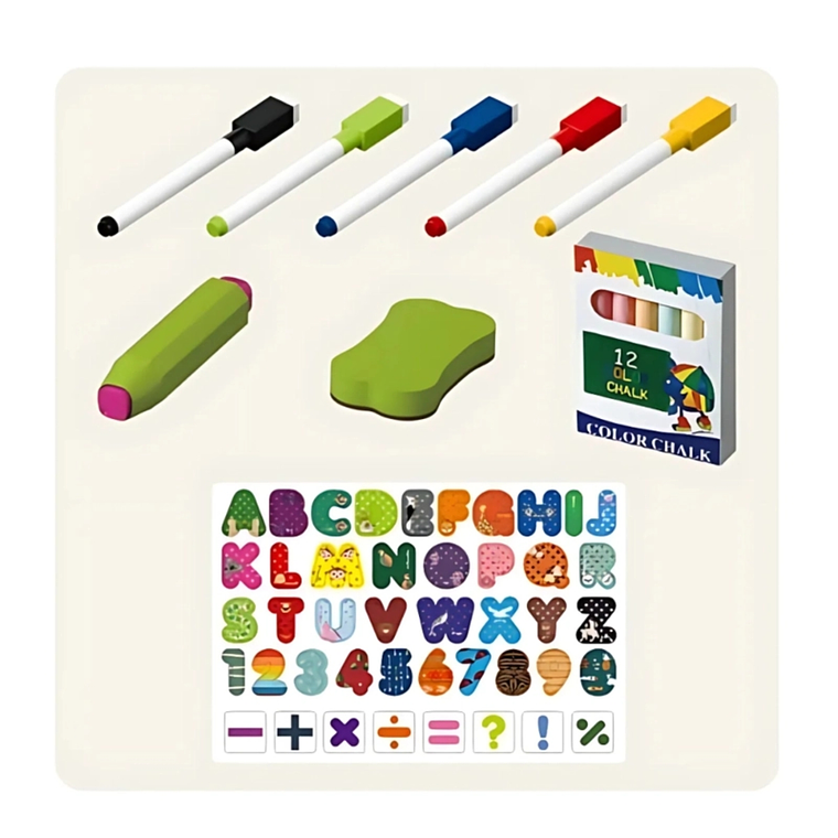 Pizarra Dino de Dibujo Infantil 2 en 1 con 360° + Accesorios 3