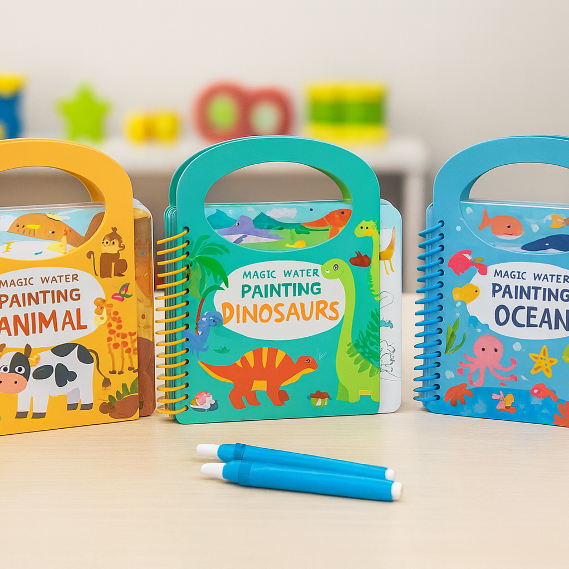 Set de 2 Libros Mágicos Con Agua 1