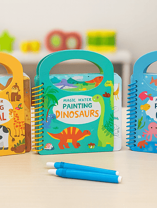 Set de 2 Libros Mágicos Con Agua