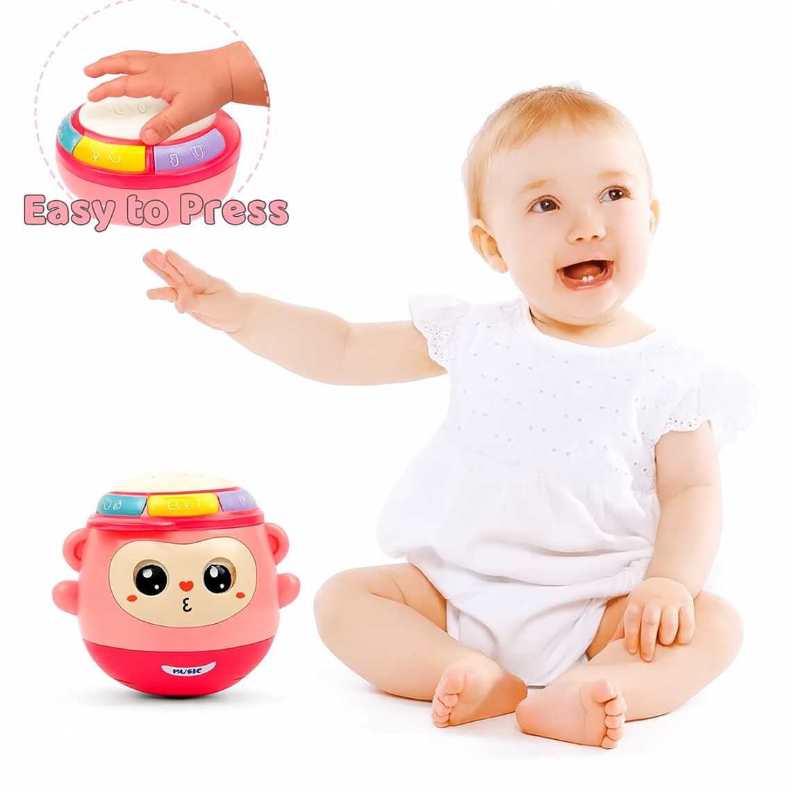 Tambor Musical Didáctico Para Bebes 2