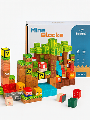 Bloques Magnéticos MineBlocks 75 Piezas