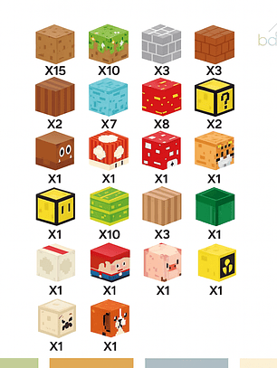 Bloques Magnéticos MineBlocks 75 Piezas