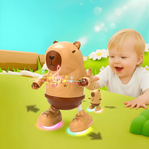 Robot Capibara Bailarín Con Luces 1