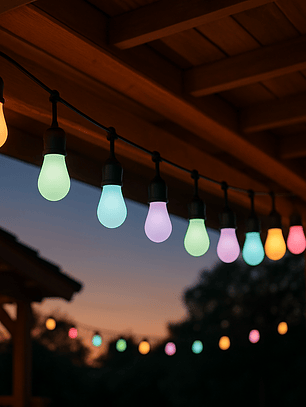 Cadena de Luces Led Solar 10M