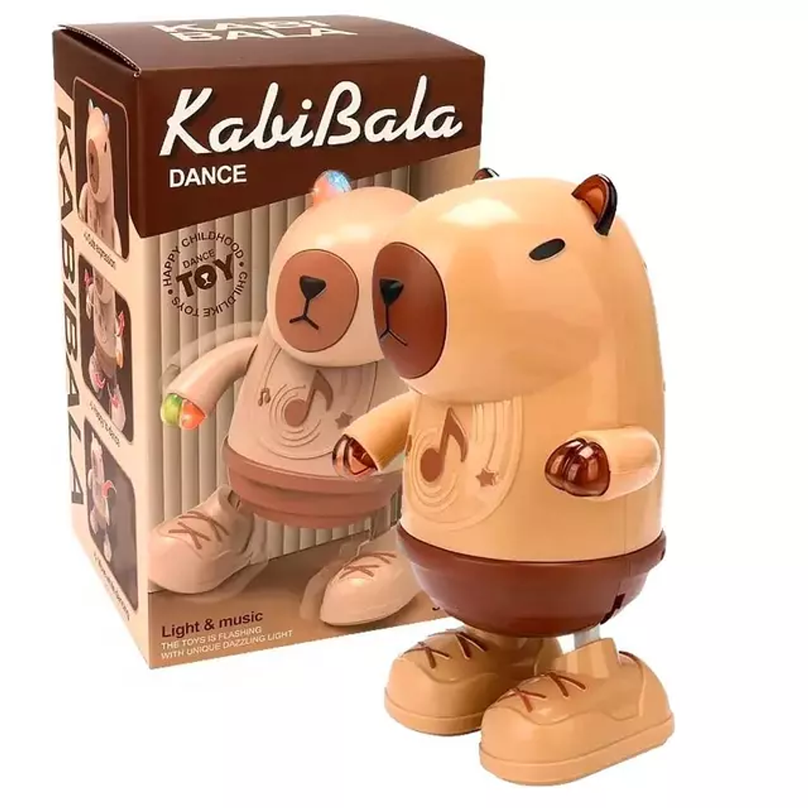 Robot Capibara Bailarín Con Luces 2