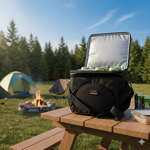 Cooler Wellmebag 100% Polyester + Compartimientos 2