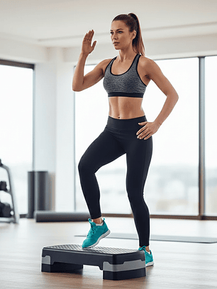 Step Aerobico 2 Niveles Antideslizante Pilates Fitness